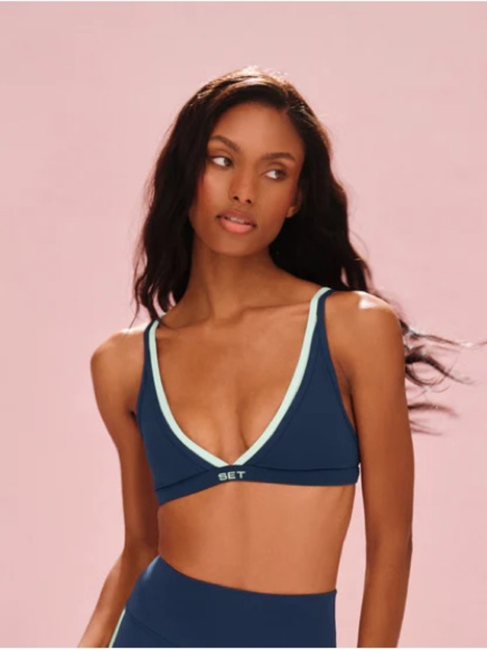 SET Active Luxform Layered Triangle Bra - Spearmint